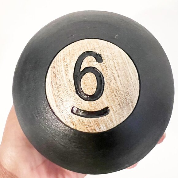 Exaggerated Oversized Pool Ball-#6-Home Decor Accent - Picture 1 of 2